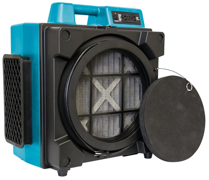 XPOWER X-3400A Professional 3 Stage Filtration HEPA Purifier System, Negative Air Machine, Airbourne Air Cleaner, Air Scrubber with Built-in GFCI Power Outlets