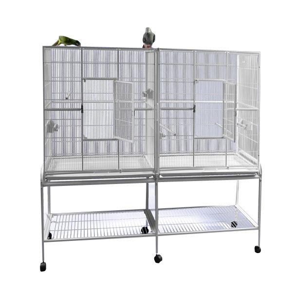 A&E Double Flight Cage with Divider