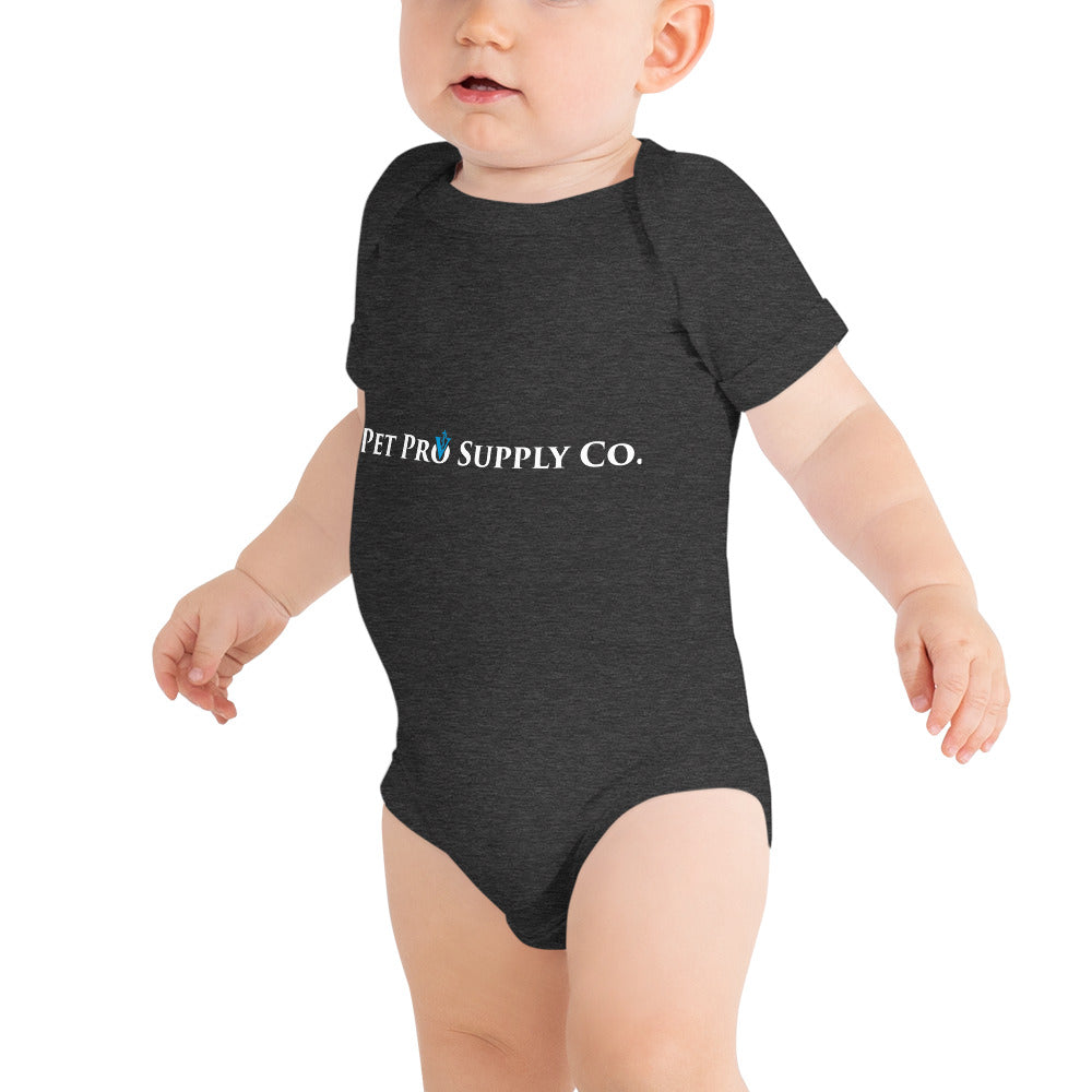 Pet Pro Supply Co. - Baby short sleeve one piece - white logo