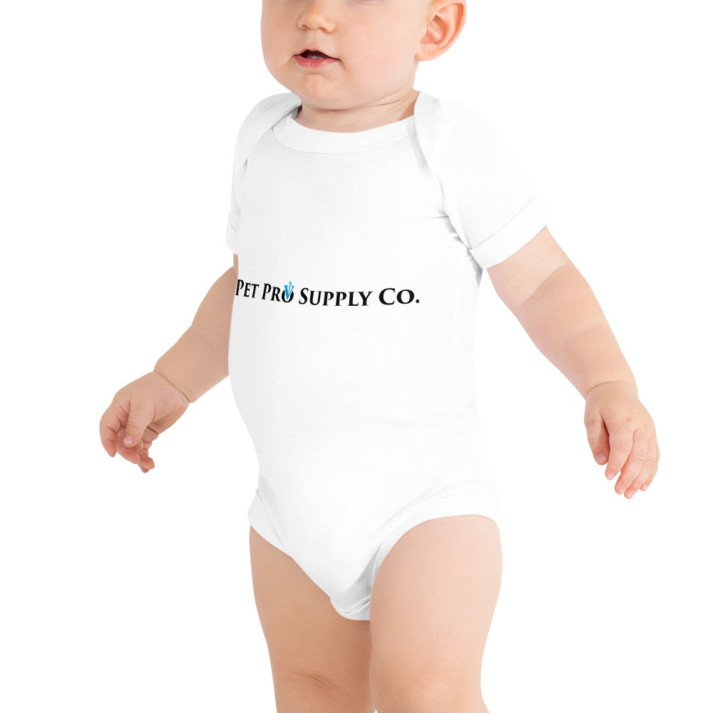 Pet Pro Supply Co. - Baby short sleeve one piece - black logo