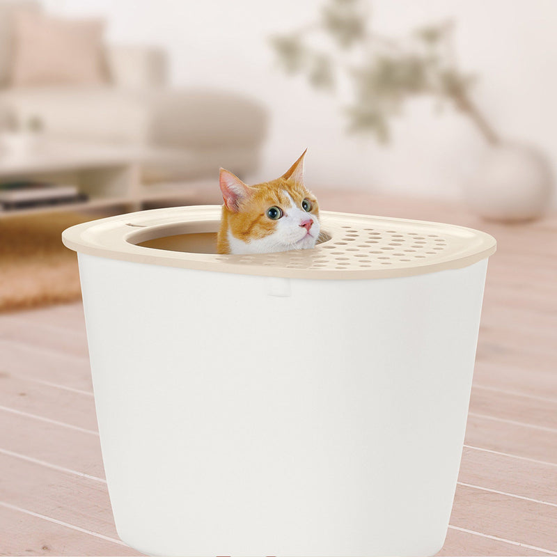 Richell PAW TRAX Top Entry Cat Litter Box