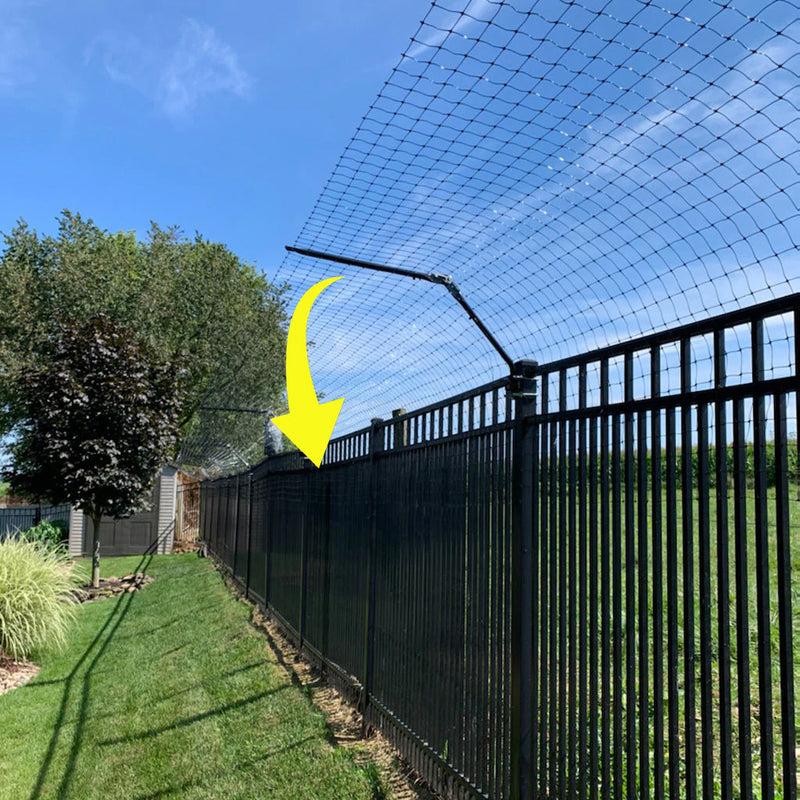 Purrfect Fence Existing Fence Conversion System Kit for Cats - 100 ft
