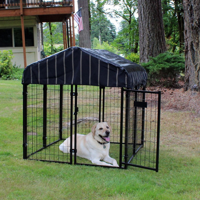 Lucky Dog Heavy Duty Steel - Dog Kennel Enclosure