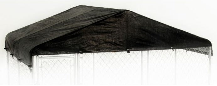 Lucky Dog 10'W x 10'L Replacement Kennel Cover (Black)