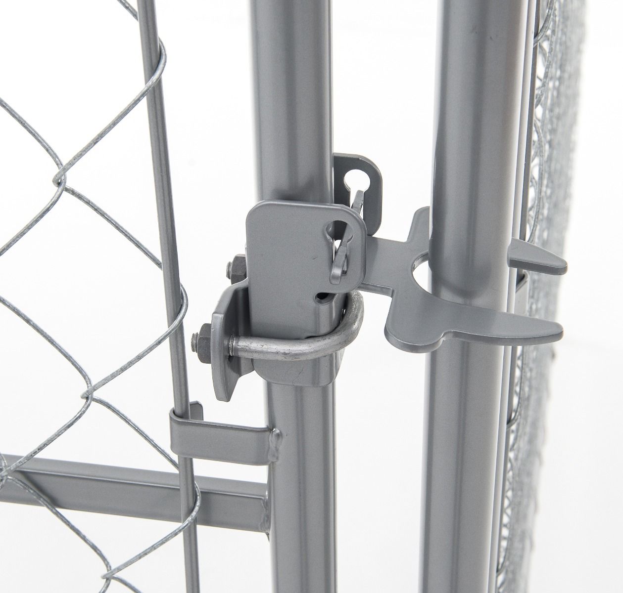 Lucky dog galvanized store chain link kennel