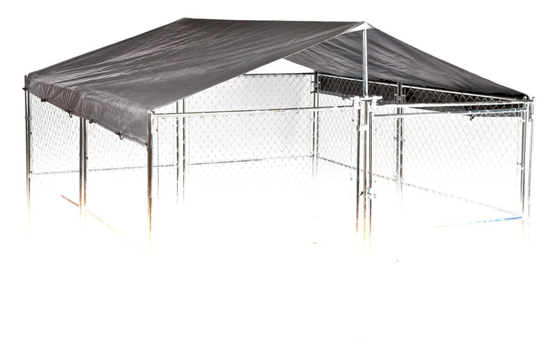 Lucky Dog® Weatherguard™ Universal 10'WX10'L Kennel Cover w/Frame
