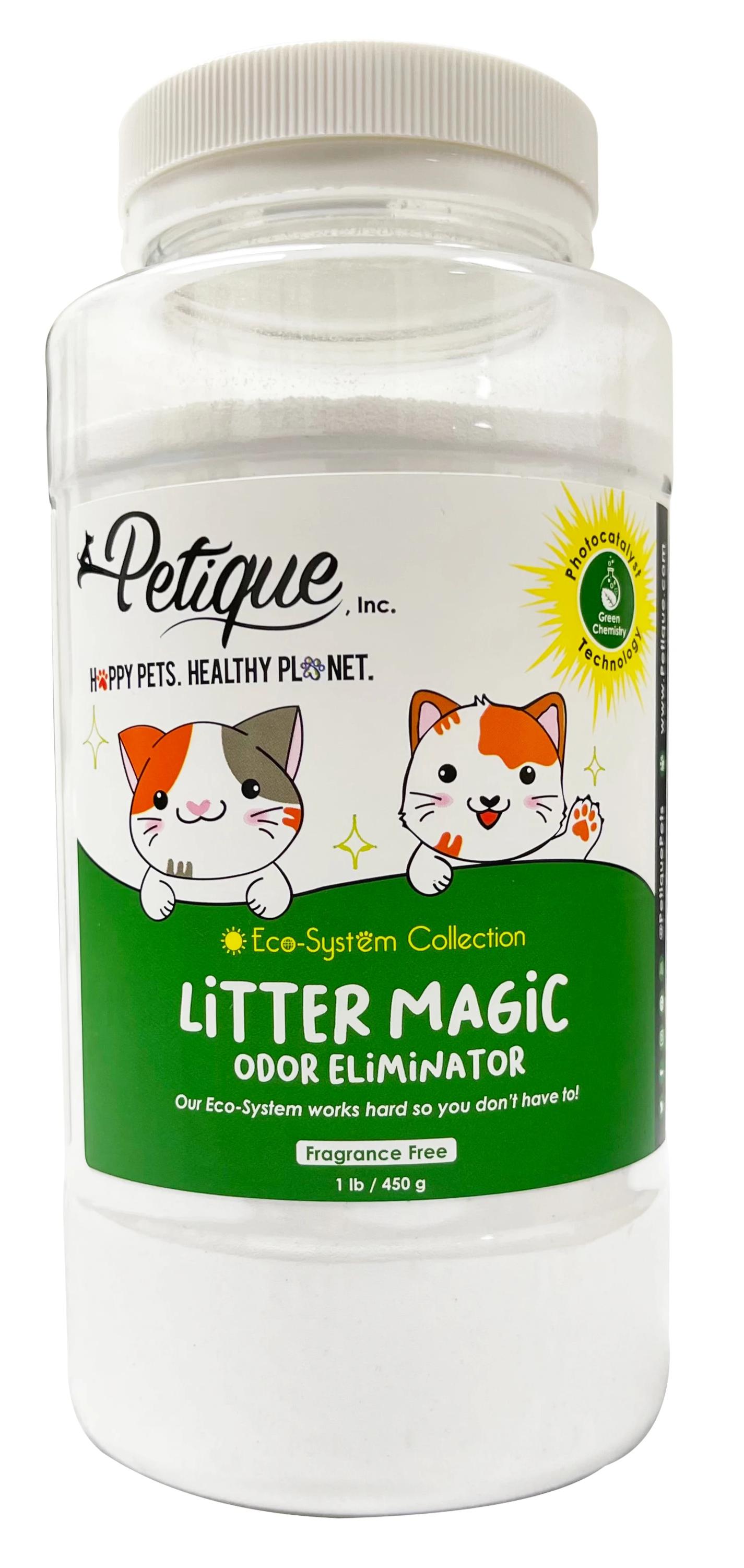 Petique Litter Magic Odor Eliminator, Photocatalyst Technology 16 OZ