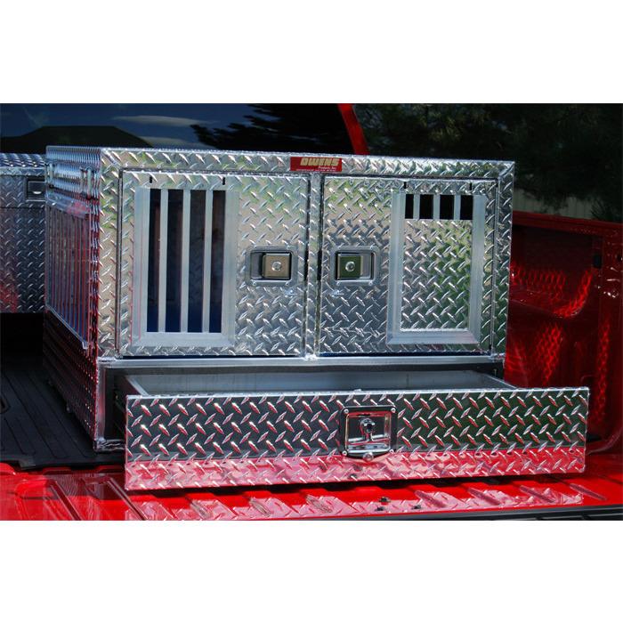 Owens Pro Aluminum Double Dog Box w/ Storage