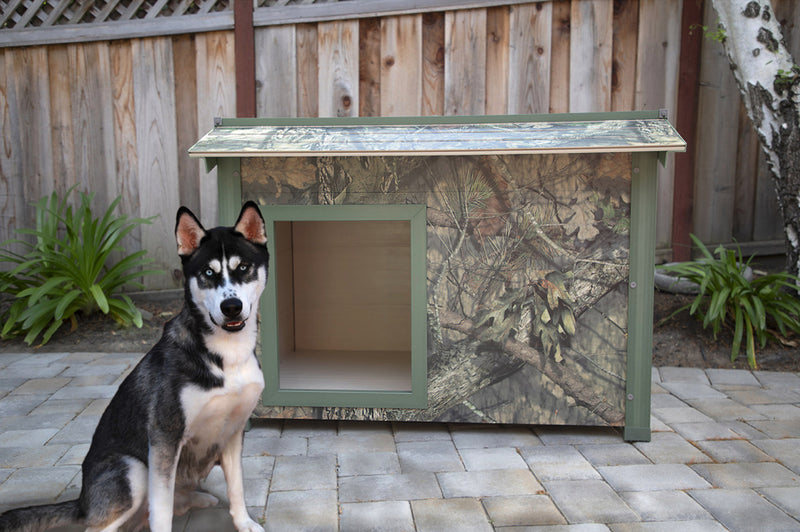 New Age Pet ThermoCore Mossy Oak Insulated Canine Cabin dog house