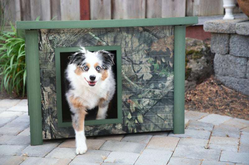 New Age Pet Mossy Oak Rustic Lodge Dog House