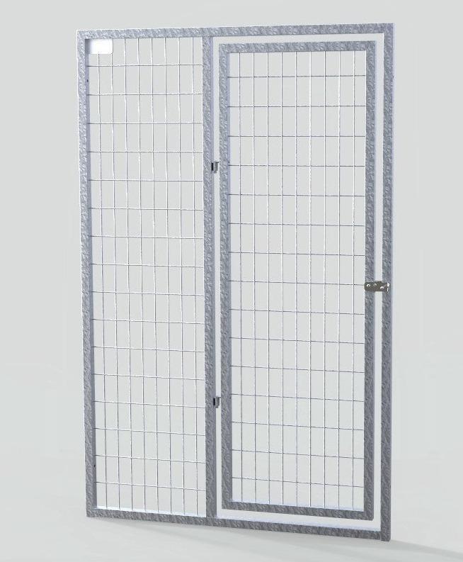 TK Products Kennel Door Panel with 24” Door and Stainless Steel Handle