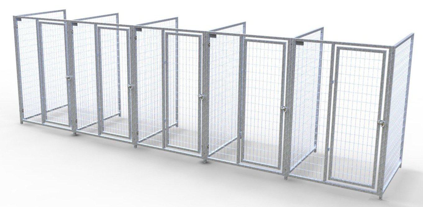 Welded wire shop dog pens