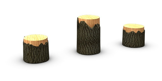 BarkPark by Ultrasite Nature Bark – Tree Stumps