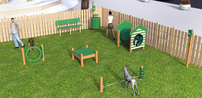 BarkPark by Ultrasite Recycled Best in Show Dog Park Kit
