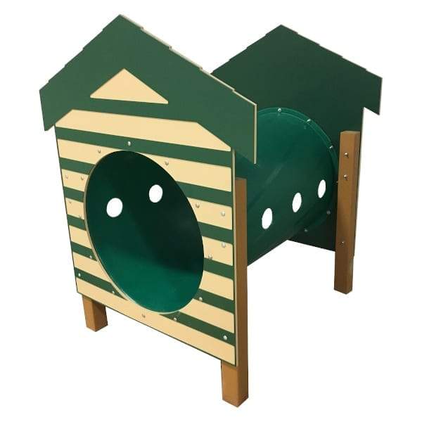 BarkPark by UltraSite Recycled Crawl Tunnel with Dog House