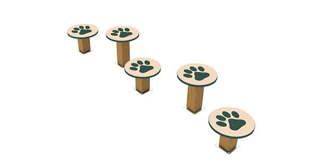 BarkPark by Ultrasite Recycled Stepping Paws