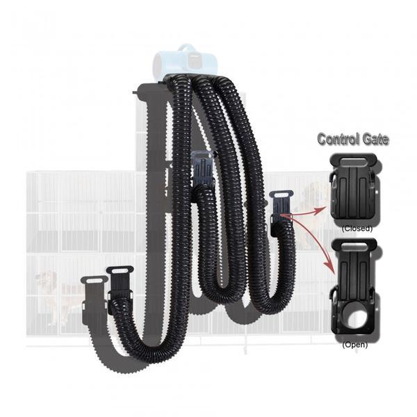 XPOWER X-800TF Multi Cage Dryer Hose Kit w/ Timer & Filters