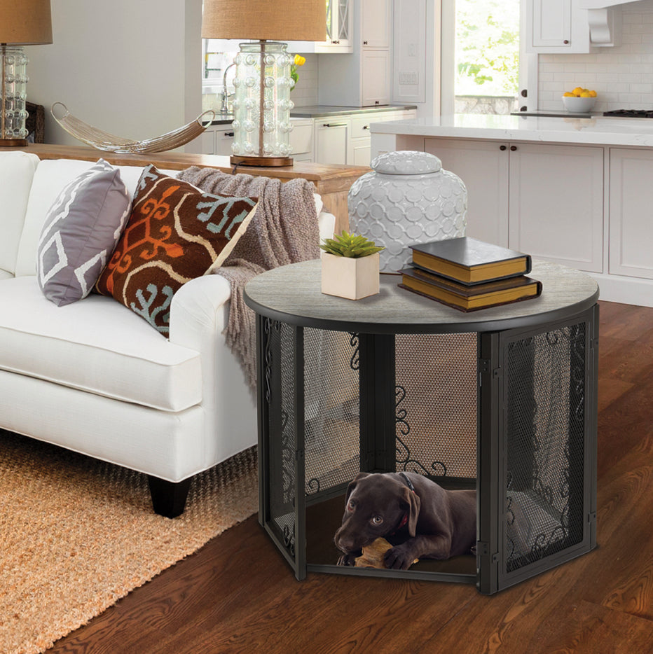 Richell Accent Table Pet Crate