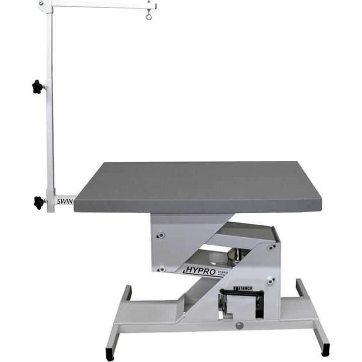 Edemco F975000 HyPro Hydraulic Grooming Table with Grooming Swing Arm
