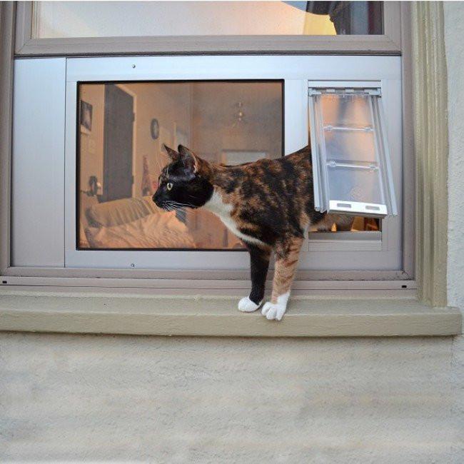Endura Flap® by Patio Pacific - Thermo Sash 3e - Sash Window Cat & Dog Door
