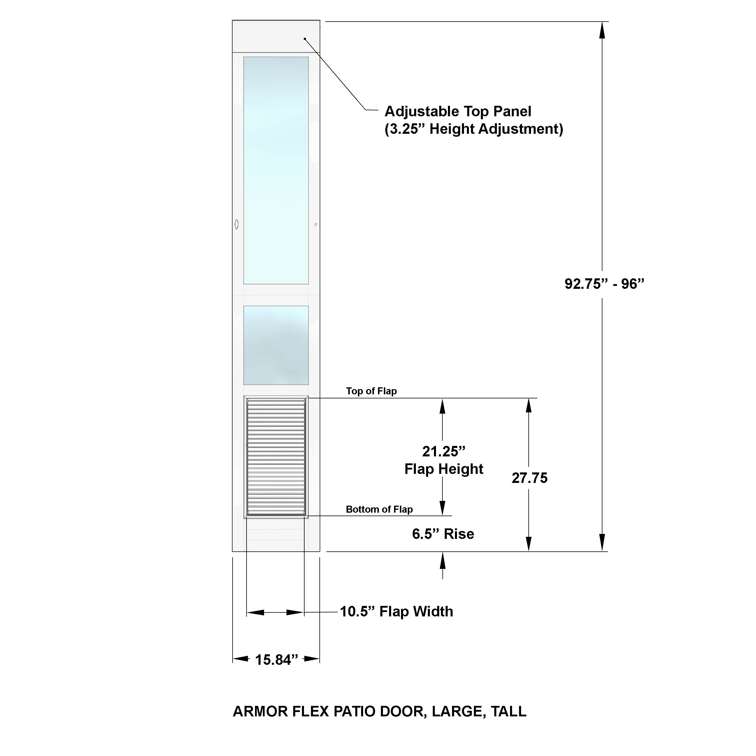 Armor flex pet clearance door