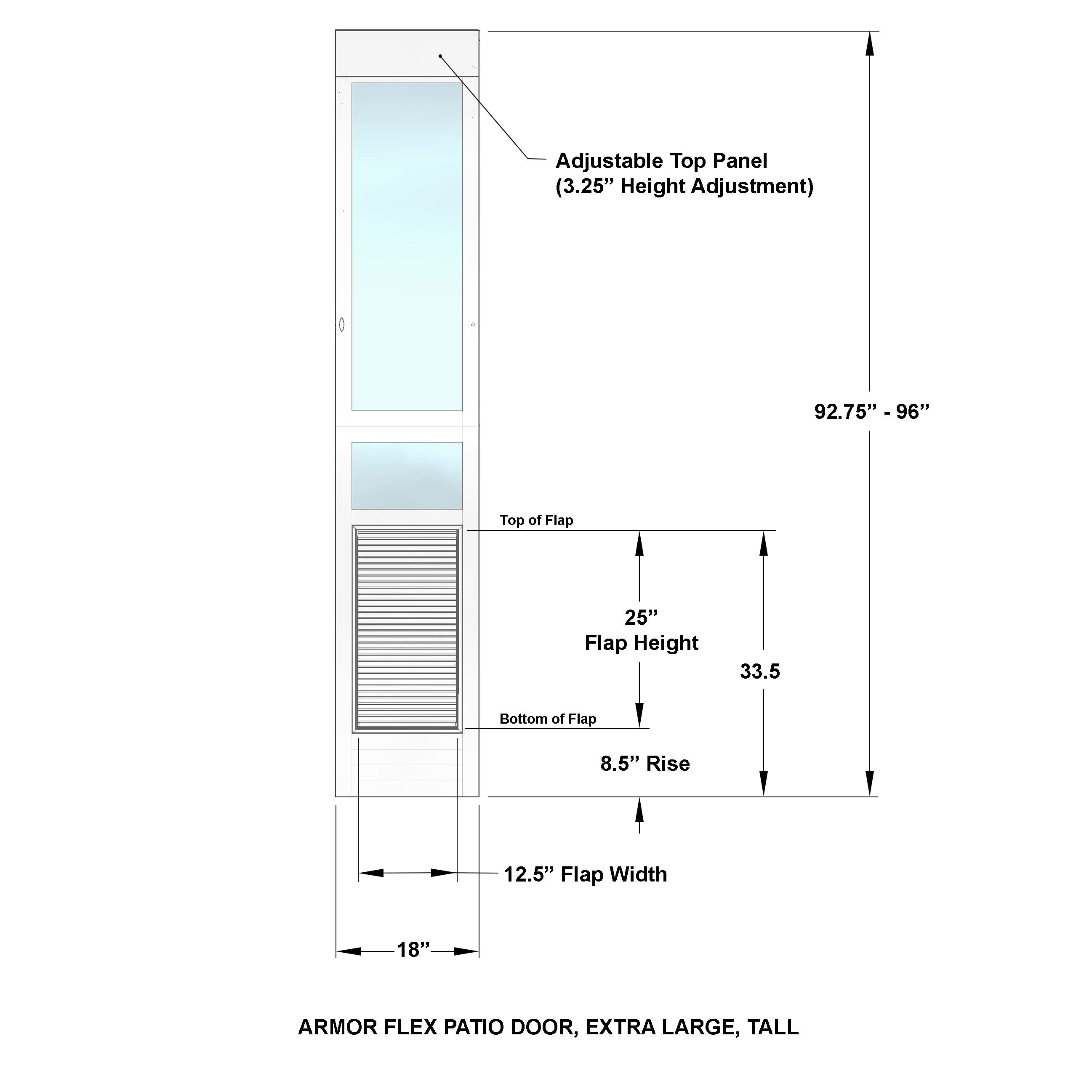 Armor flex pet door best sale