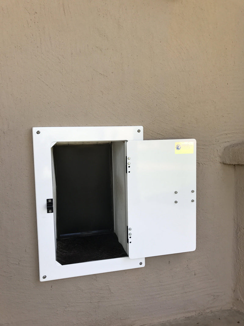 Watchdog Security Pet Door - Locking Cover - White