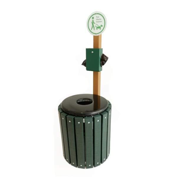 BarkPark by Ultrasite Recycled Plastic Premium Pet Waste Station