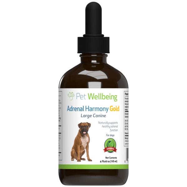 Pet Wellbeing Adrenal Harmony Gold for Dog Cushings