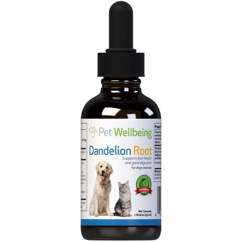 Pet Wellbeing Dandelion Root for Cat Liver and Digestive Support