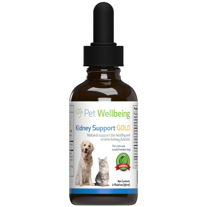 Pet Wellbeing Kidney Support Gold - Cat Kidney Disease Support