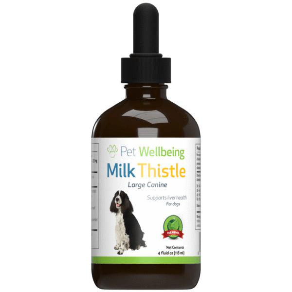 Pet Wellbeing Milk Thistle for Dog Liver Disease