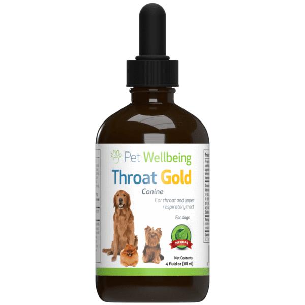 Pet Wellbeing Throat Gold - Cough & Throat Soother for Dogs