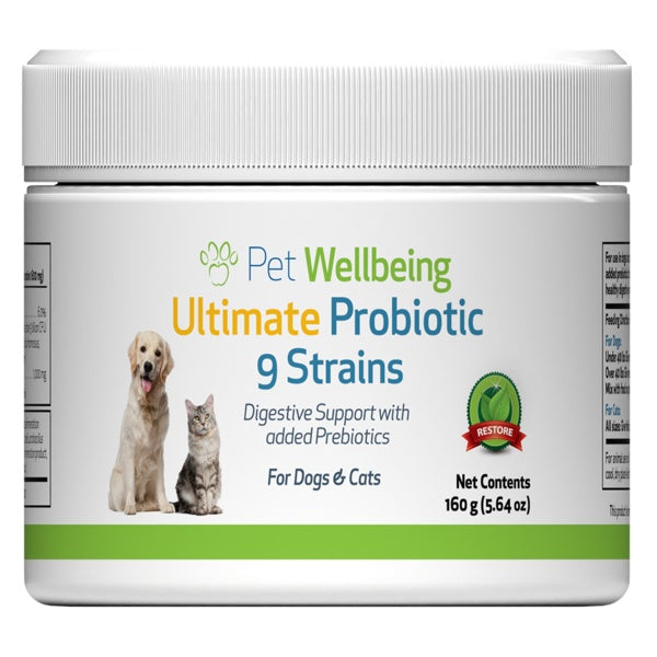 Pet Wellbeing Ultimate Probiotic 9 Strains for Healthy Digestion in Cats