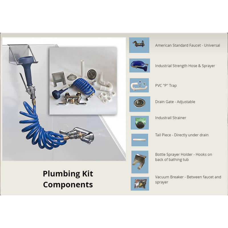 Groomer's Best Plumbing, Faucet and Sprayer Kit