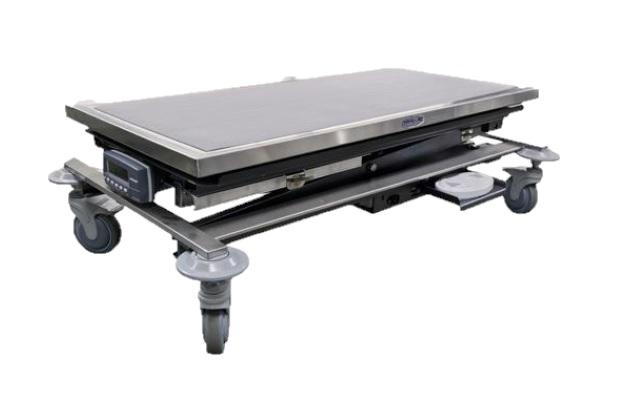 DRE Mobile Veterinary Animal Lift Table with Canine Scale